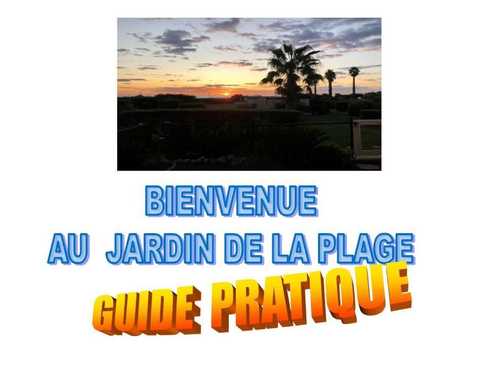 Le Jardin De La Plage - T2 - Terrasse Jardin 30M2 - Piscine - Clim- Wifi -Parking Canet-en-Roussillon Bagian luar foto