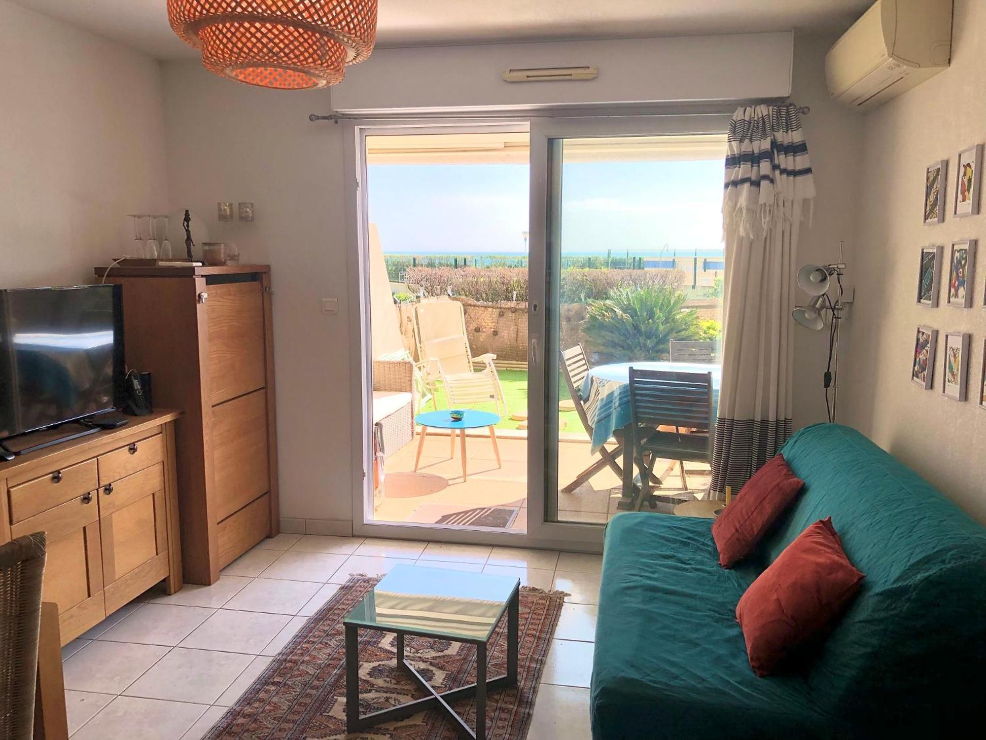 Le Jardin De La Plage - T2 - Terrasse Jardin 30M2 - Piscine - Clim- Wifi -Parking Canet-en-Roussillon Bagian luar foto